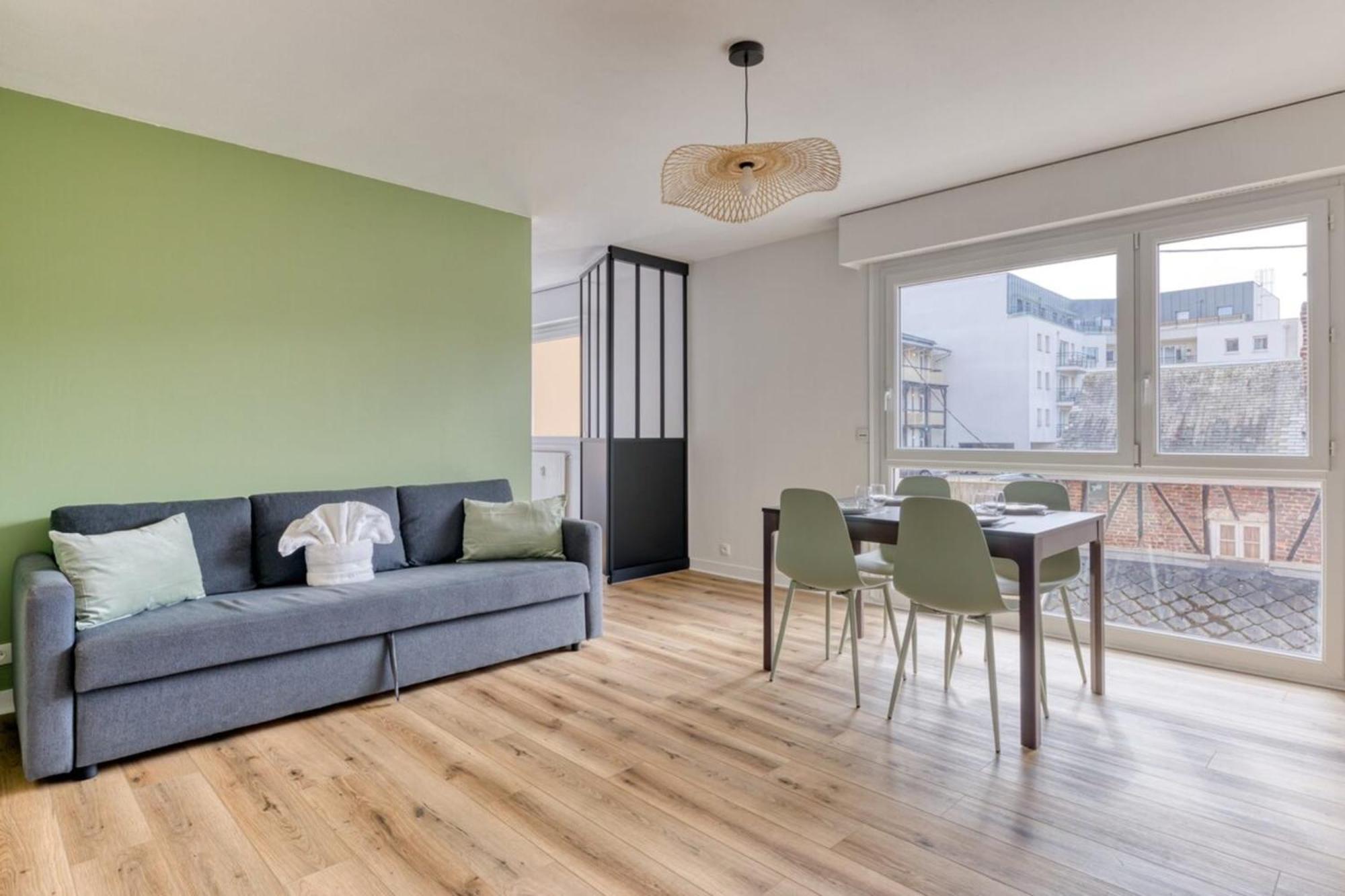Marine Votre F2 Moderne A Rouen Apartment Bagian luar foto