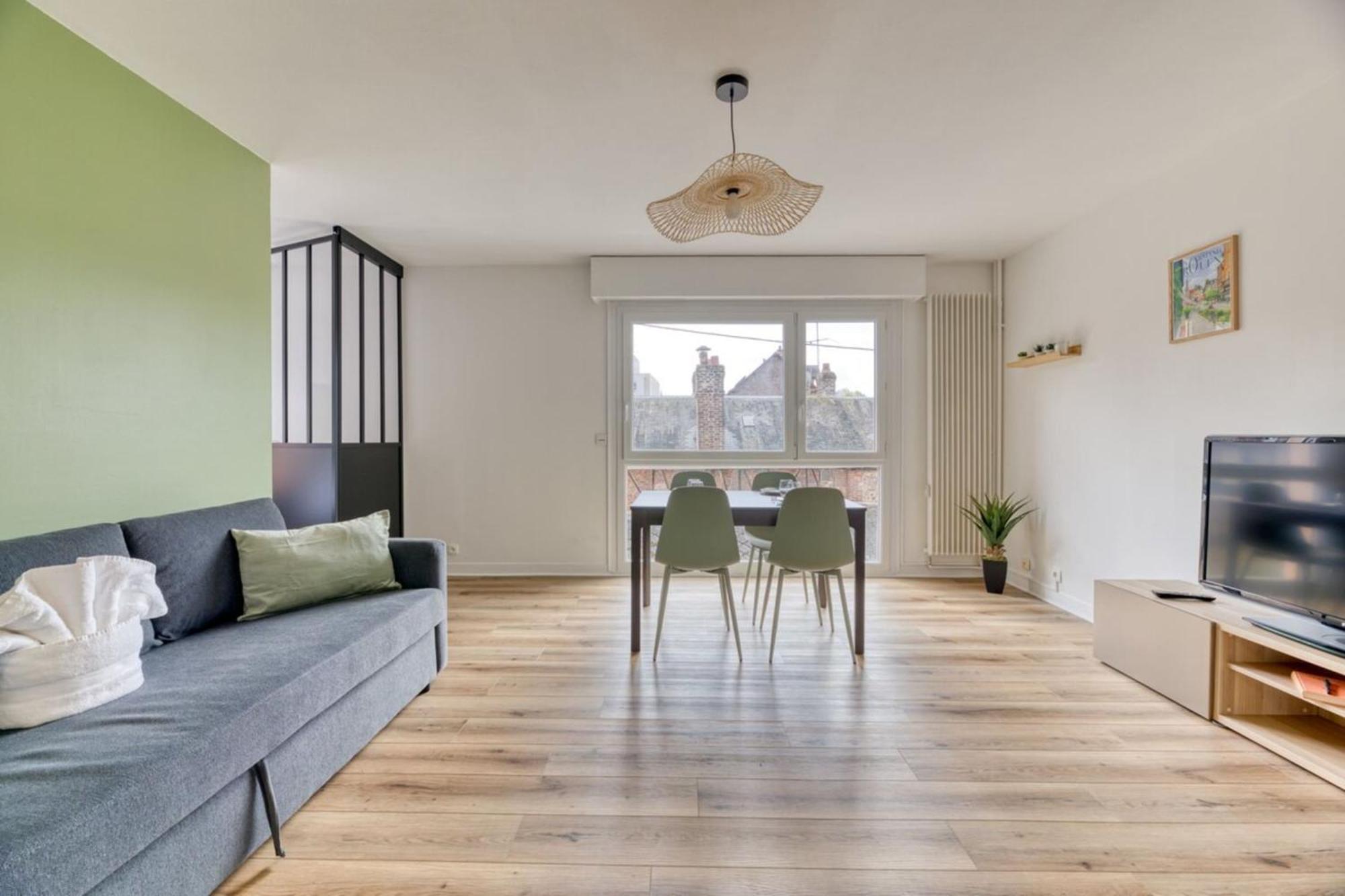 Marine Votre F2 Moderne A Rouen Apartment Bagian luar foto
