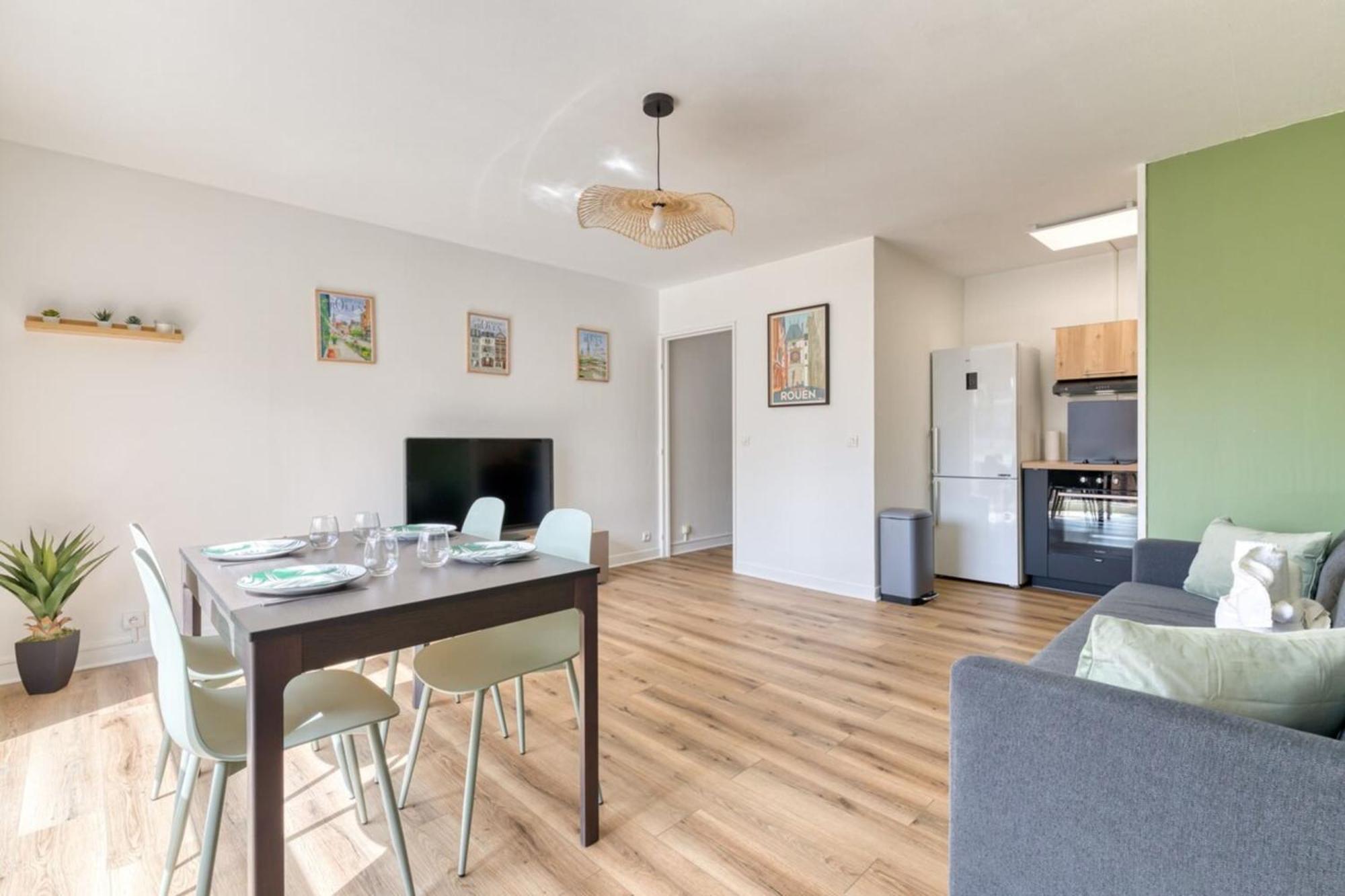 Marine Votre F2 Moderne A Rouen Apartment Bagian luar foto